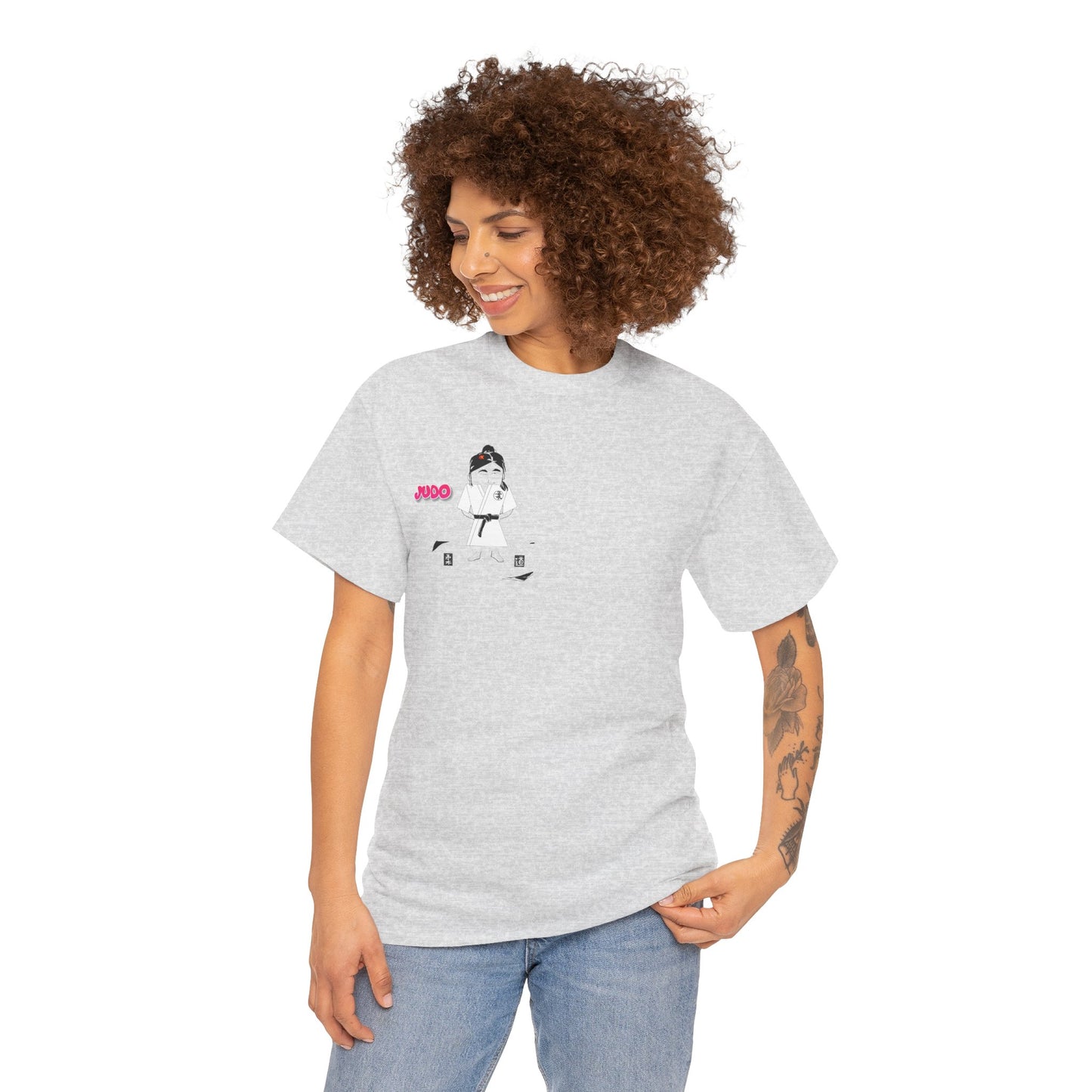 柔道レディTシャツ – 快適な格闘技グラフィックTシャツ | FunWearCode