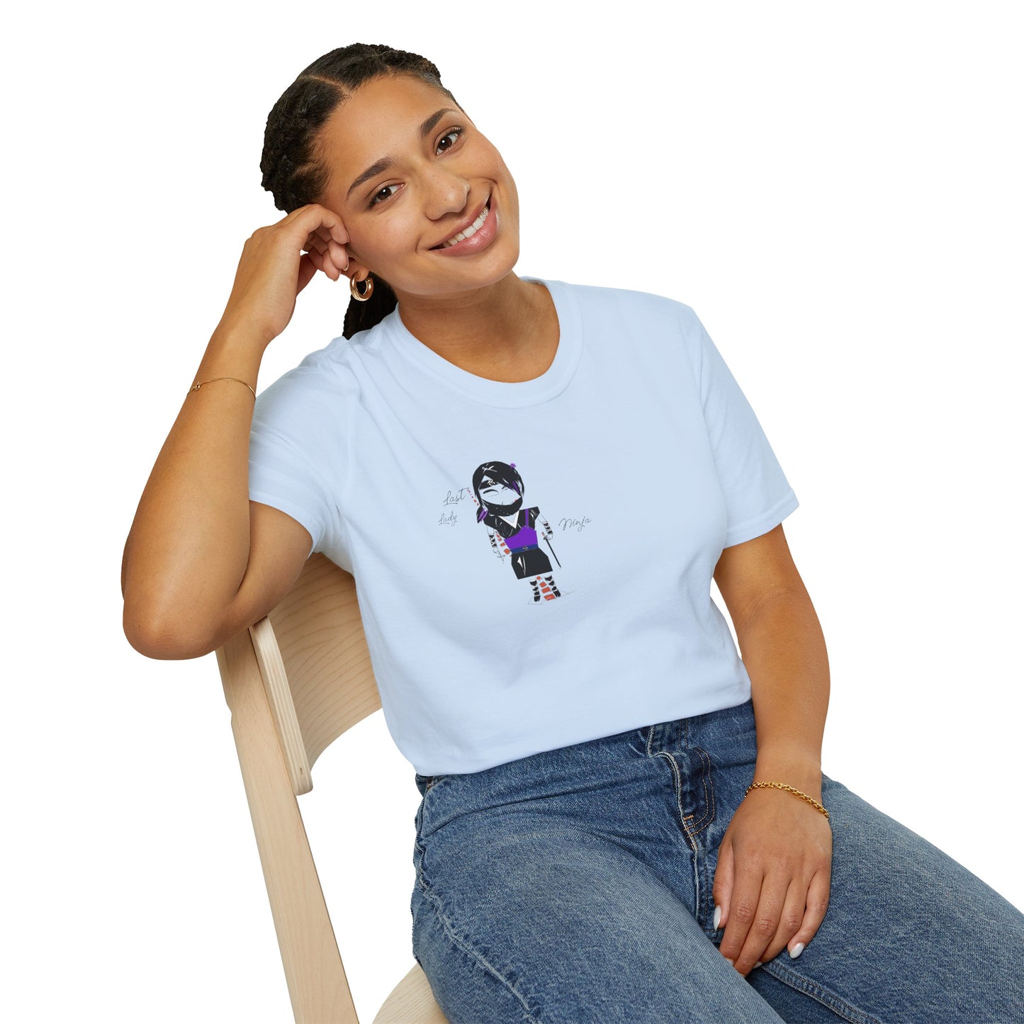 レディニンジャTシャツ – 女性らしい格闘技グラフィックシャツ | FunWearCode