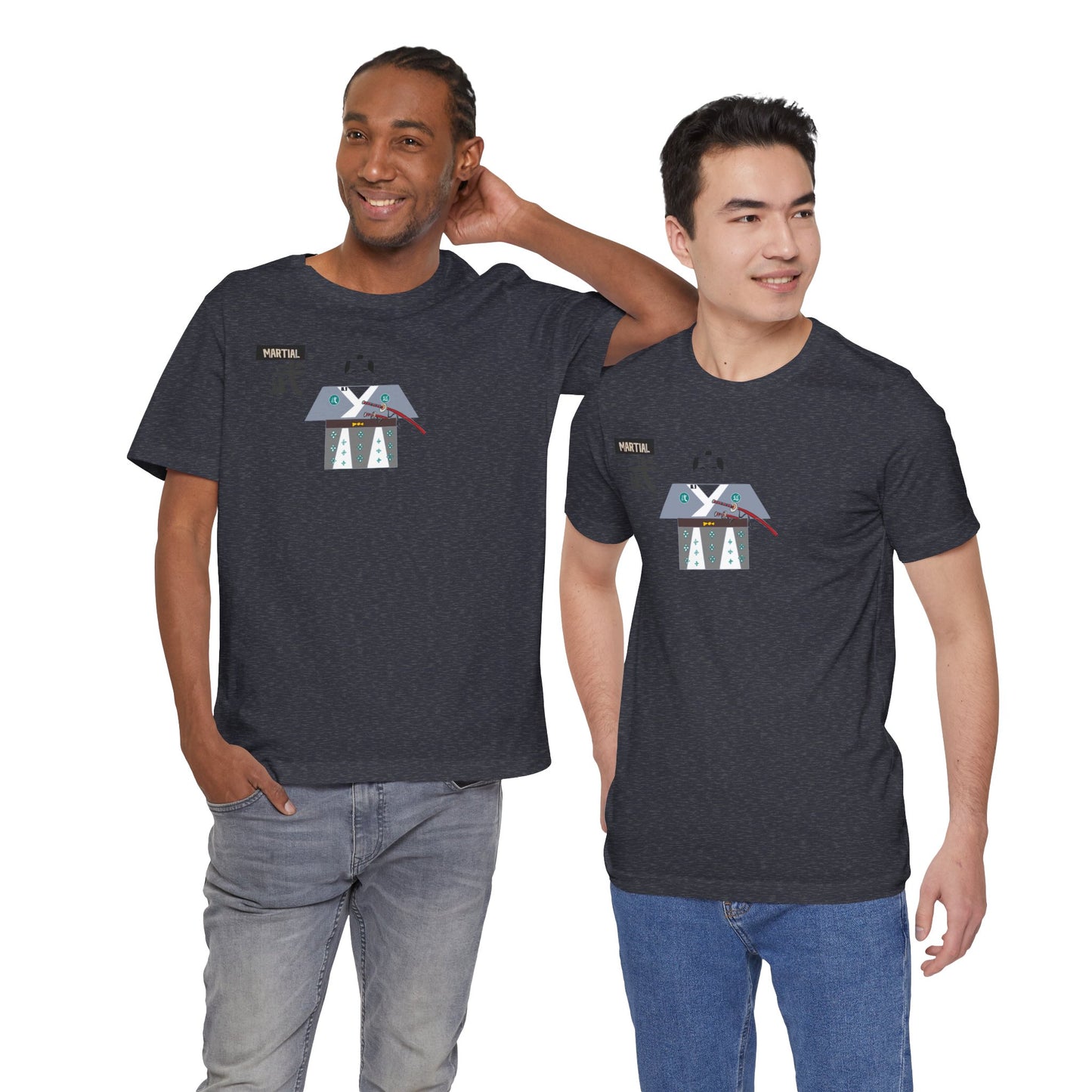 本格日本武道Tシャツ - 伝統的なスタイルのグラフィックシャツ | FunWearCode
