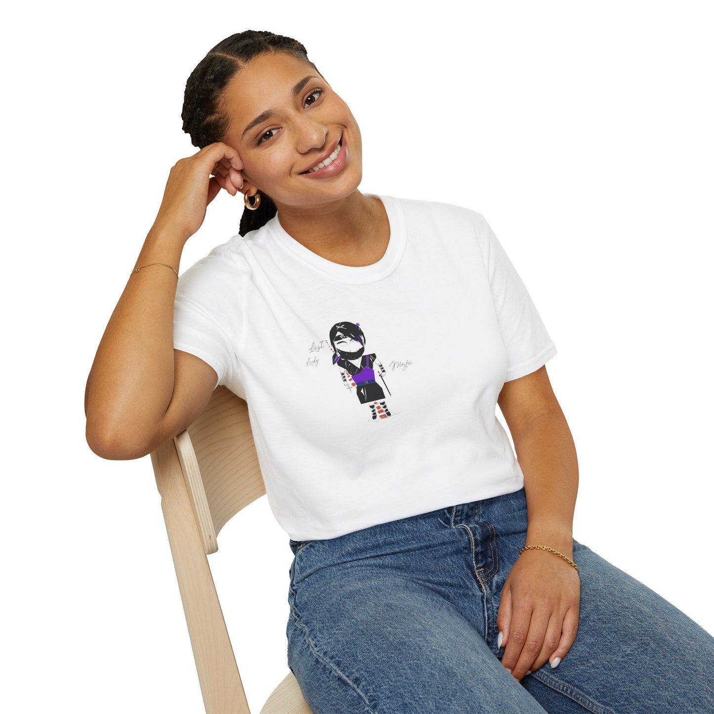 レディニンジャTシャツ – 女性らしい格闘技グラフィックシャツ | FunWearCode
