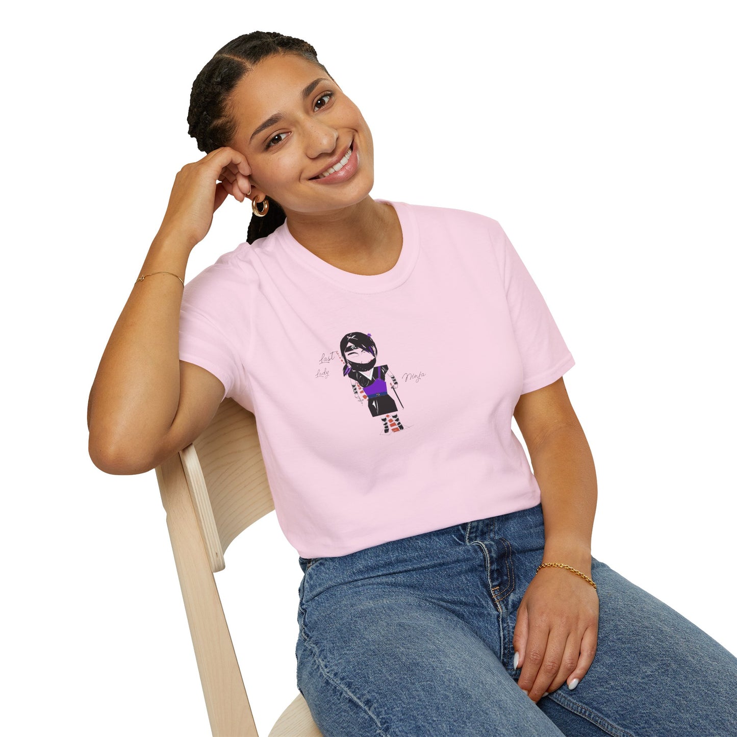 レディニンジャTシャツ – 女性らしい格闘技グラフィックシャツ | FunWearCode
