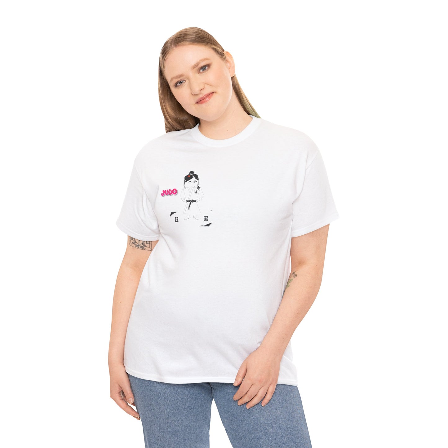 柔道レディTシャツ – 快適な格闘技グラフィックTシャツ | FunWearCode