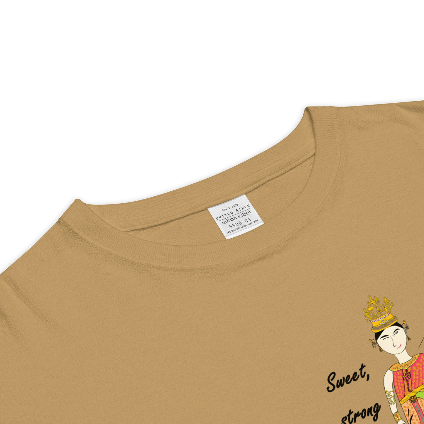 楽しいソフトスタイル オーバーサイズTシャツ - 遊び心のあるタイ人女性のグラフィックTシャツ | FunWearCode