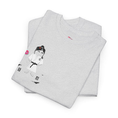 柔道レディTシャツ – 快適な格闘技グラフィックTシャツ | FunWearCode