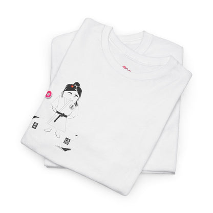 柔道レディTシャツ – 快適な格闘技グラフィックTシャツ | FunWearCode