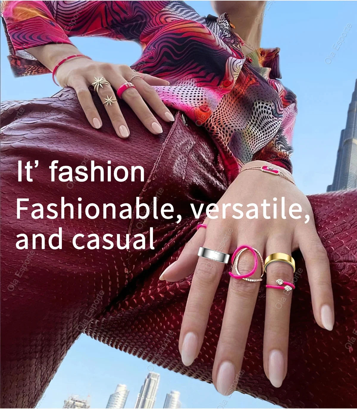 ユニセックス防水スマートリング - 心拍数、血圧、睡眠、活動量測定のためのモニタリングガード | FunWearCodeのセレクション