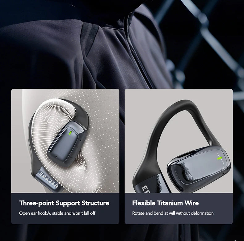 AI翻訳機能搭載スポーツワイヤレスイヤホン - LCDタッチスクリーン搭載Bluetoothイヤホン、HDマイク搭載 | FunWearCodeのセレクション