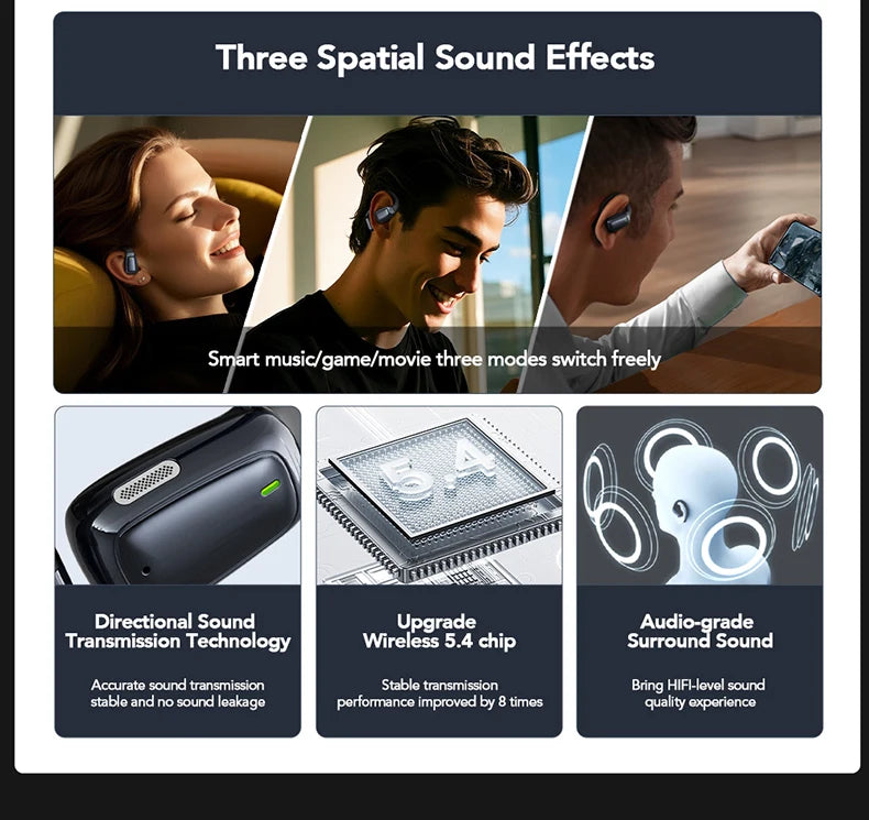 AI翻訳機能搭載スポーツワイヤレスイヤホン - LCDタッチスクリーン搭載Bluetoothイヤホン、HDマイク搭載 | FunWearCodeのセレクション