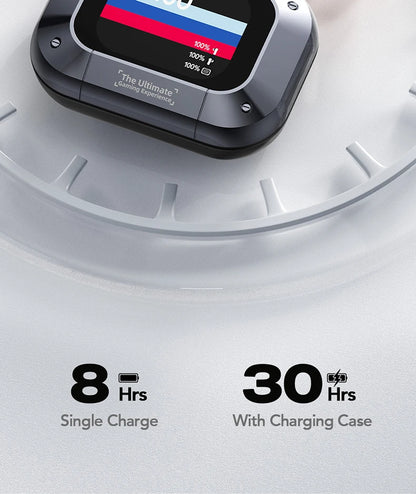 AI翻訳機能搭載スポーツワイヤレスイヤホン - LCDタッチスクリーン搭載Bluetoothイヤホン、HDマイク搭載 | FunWearCodeのセレクション