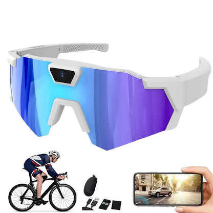 Sports HD Video Glasses - Hiking Jogging Cycling Skiing Climbing Flying Dynamic Recorder Goggles | FunWearCode's Selection