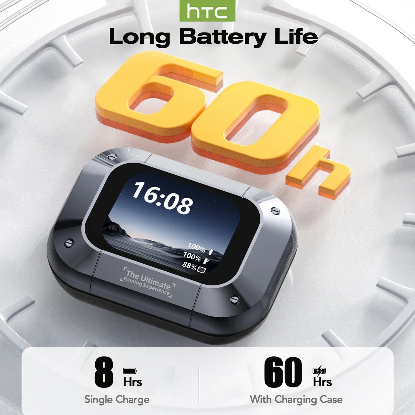 AI翻訳機能搭載スポーツワイヤレスイヤホン - LCDタッチスクリーン搭載Bluetoothイヤホン、HDマイク搭載 | FunWearCodeのセレクション