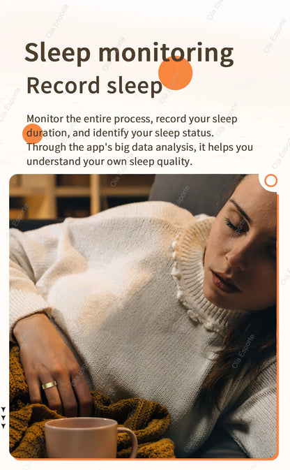 ユニセックス防水スマートリング - 心拍数、血圧、睡眠、活動量測定のためのモニタリングガード | FunWearCodeのセレクション