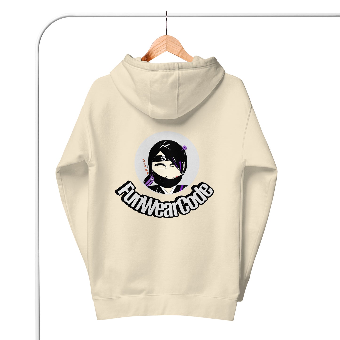 柔らかくて暖かいプルオーバーパーカー – レディニンジャグラフィックデザイン（女性用） | FunWearCode