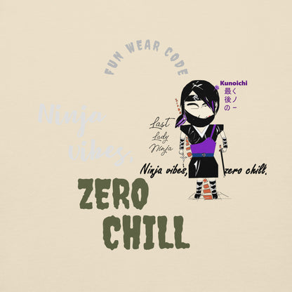 柔らかくて暖かいプルオーバーパーカー – レディニンジャグラフィックデザイン（女性用） | FunWearCode