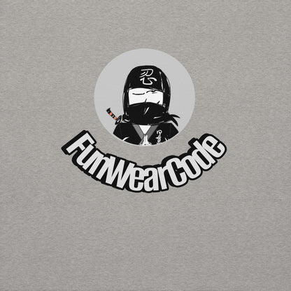 プレミアムプルオーバーパーカー – ユニークで気まぐれな忍者のグラフィックデザイン | FunWearCode