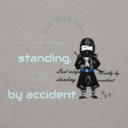 プレミアムプルオーバーパーカー – ユニークで気まぐれな忍者のグラフィックデザイン | FunWearCode