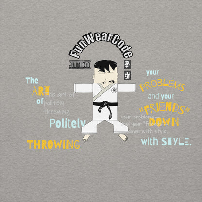 柔道漫画グラフィックパーカー – 楽しい格闘技 | FunWearCode
