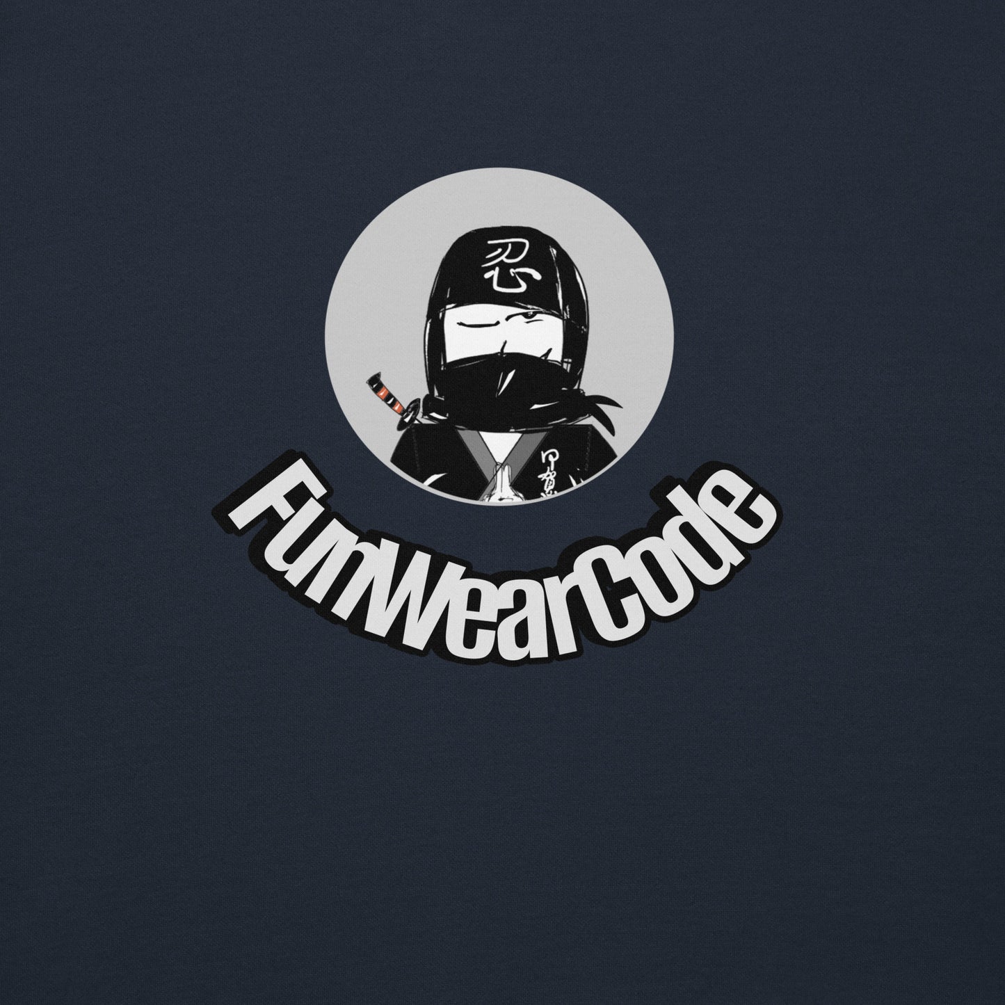 プレミアムプルオーバーパーカー – ユニークで気まぐれな忍者のグラフィックデザイン | FunWearCode