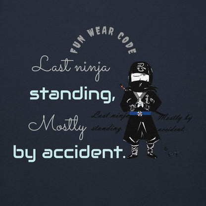 プレミアムプルオーバーパーカー – ユニークで気まぐれな忍者のグラフィックデザイン | FunWearCode