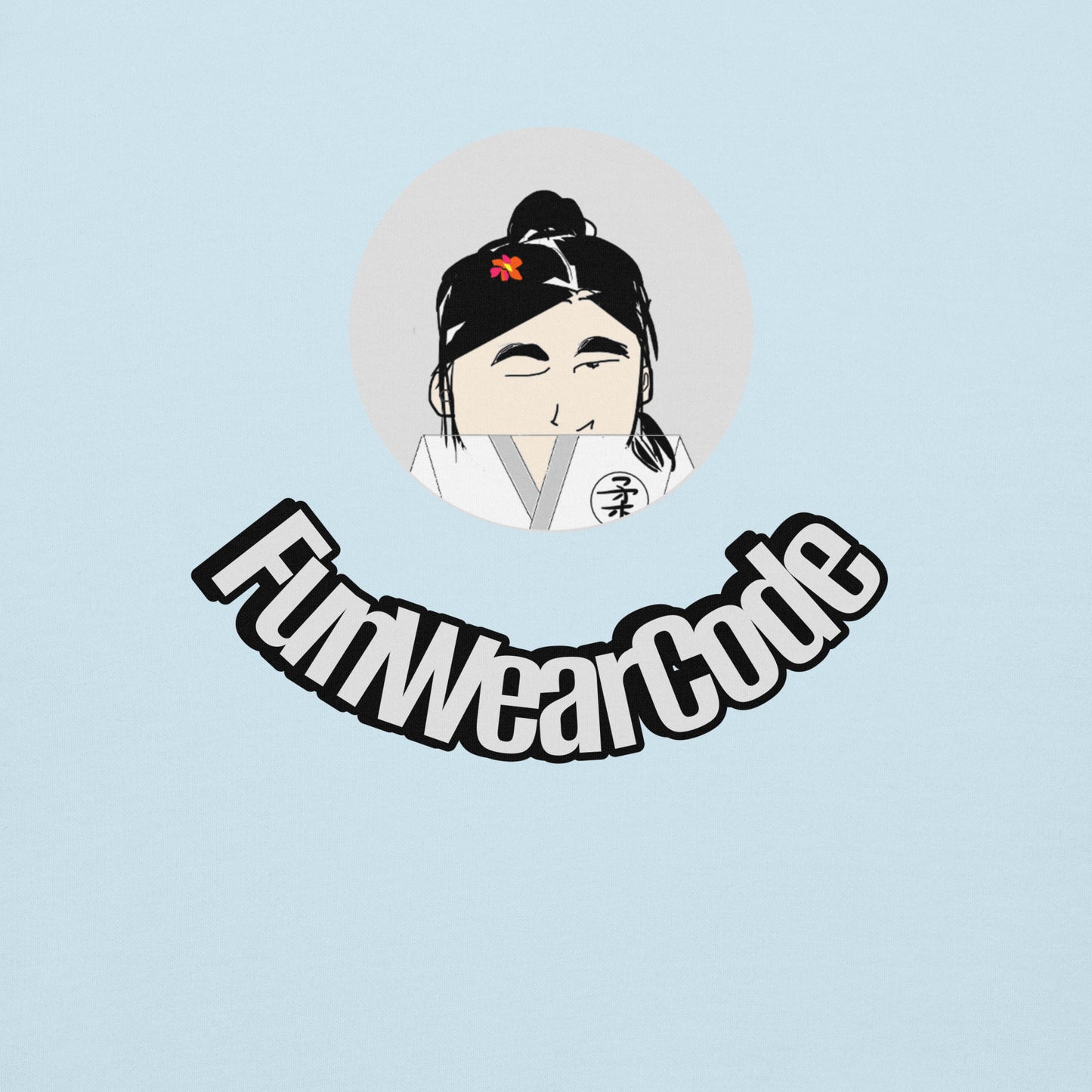 柔道女子グラフィックカートゥーンパーカー – 楽しい格闘技スウェットシャツ | FunWearCode