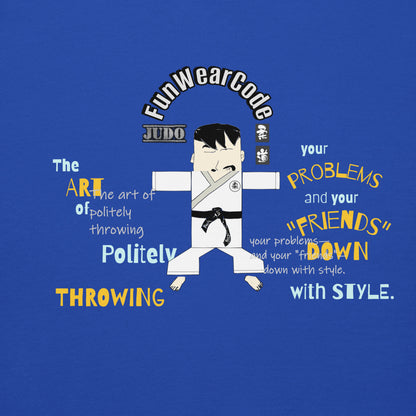 柔道漫画グラフィックパーカー – 楽しい格闘技 | FunWearCode