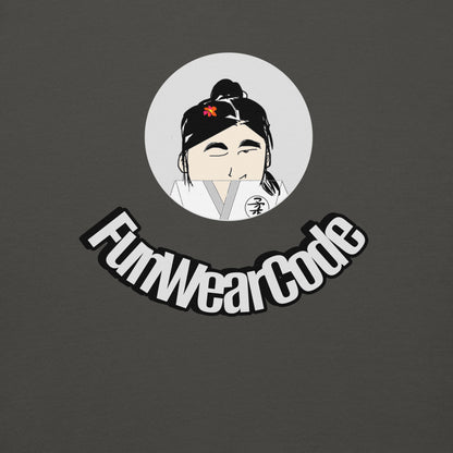 柔道女子グラフィックカートゥーンパーカー – 楽しい格闘技スウェットシャツ | FunWearCode