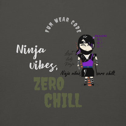 柔らかくて暖かいプルオーバーパーカー – レディニンジャグラフィックデザイン（女性用） | FunWearCode