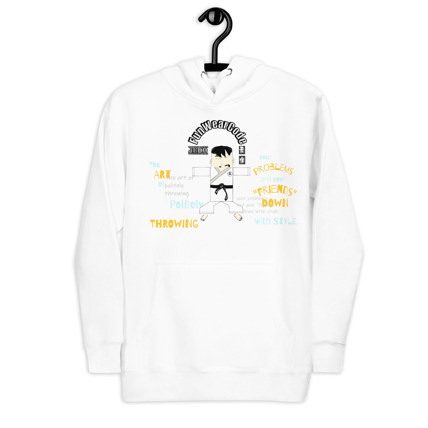 柔道漫画グラフィックパーカー – 楽しい格闘技 | FunWearCode