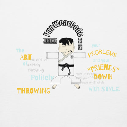 柔道漫画グラフィックパーカー – 楽しい格闘技 | FunWearCode