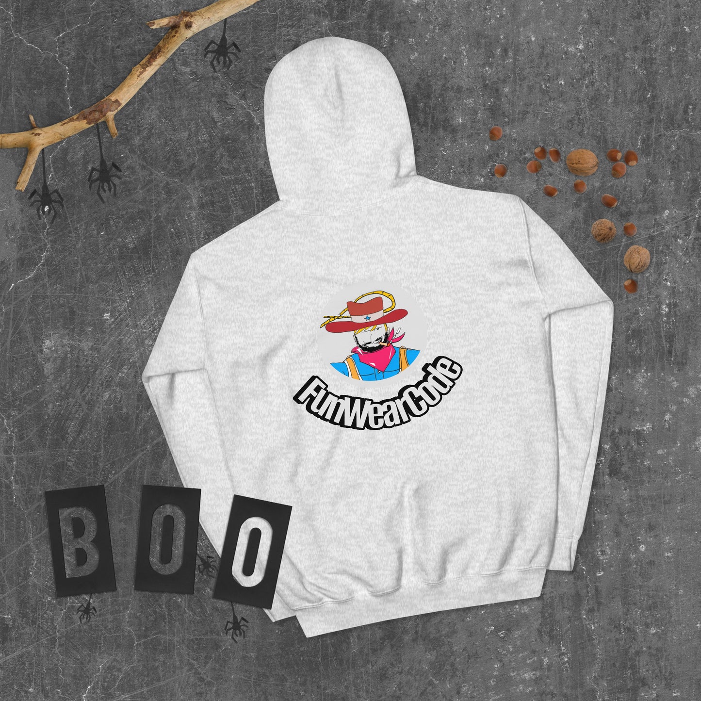 ユニセックス カウボーイ グラフィック パーカー – ヴィンテージ ウエスタン スタイル デザイン | FunWearCode