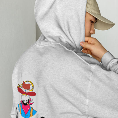 ユニセックス カウボーイ グラフィック パーカー – ヴィンテージ ウエスタン スタイル デザイン | FunWearCode