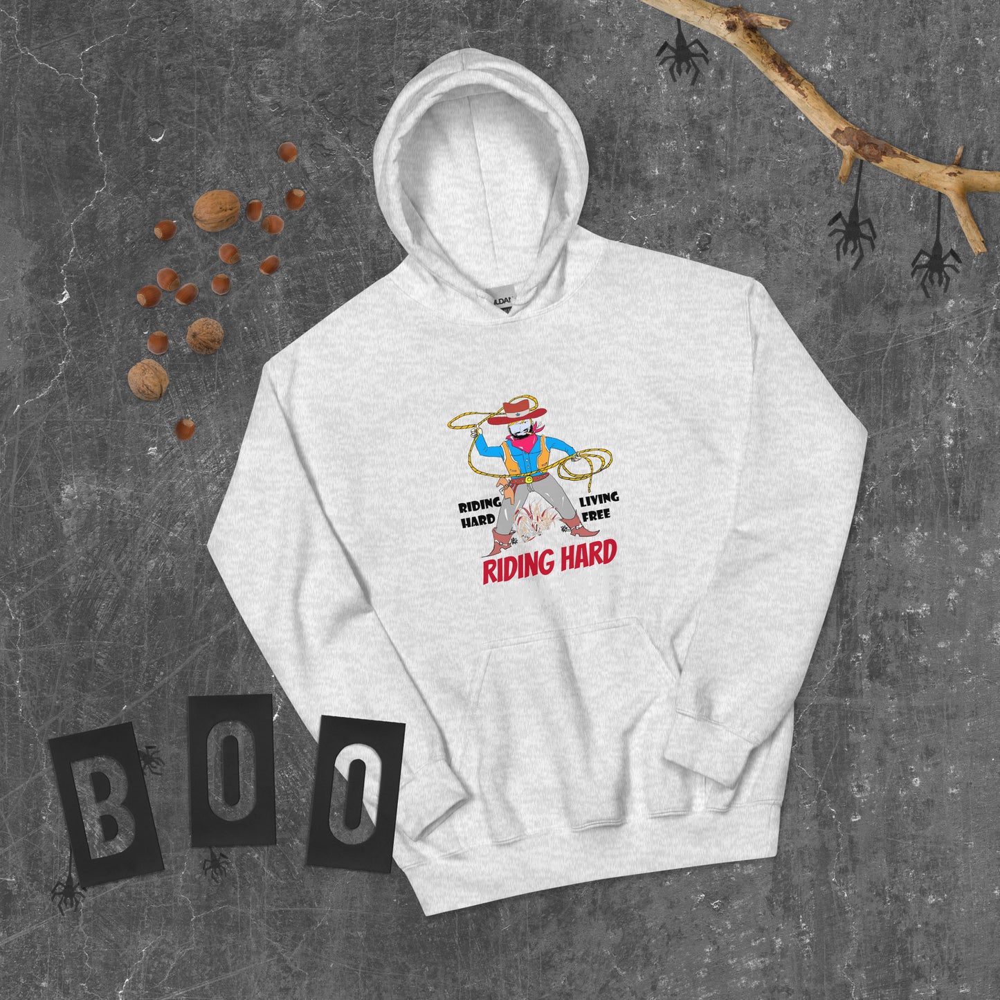 ユニセックス カウボーイ グラフィック パーカー – ヴィンテージ ウエスタン スタイル デザイン | FunWearCode