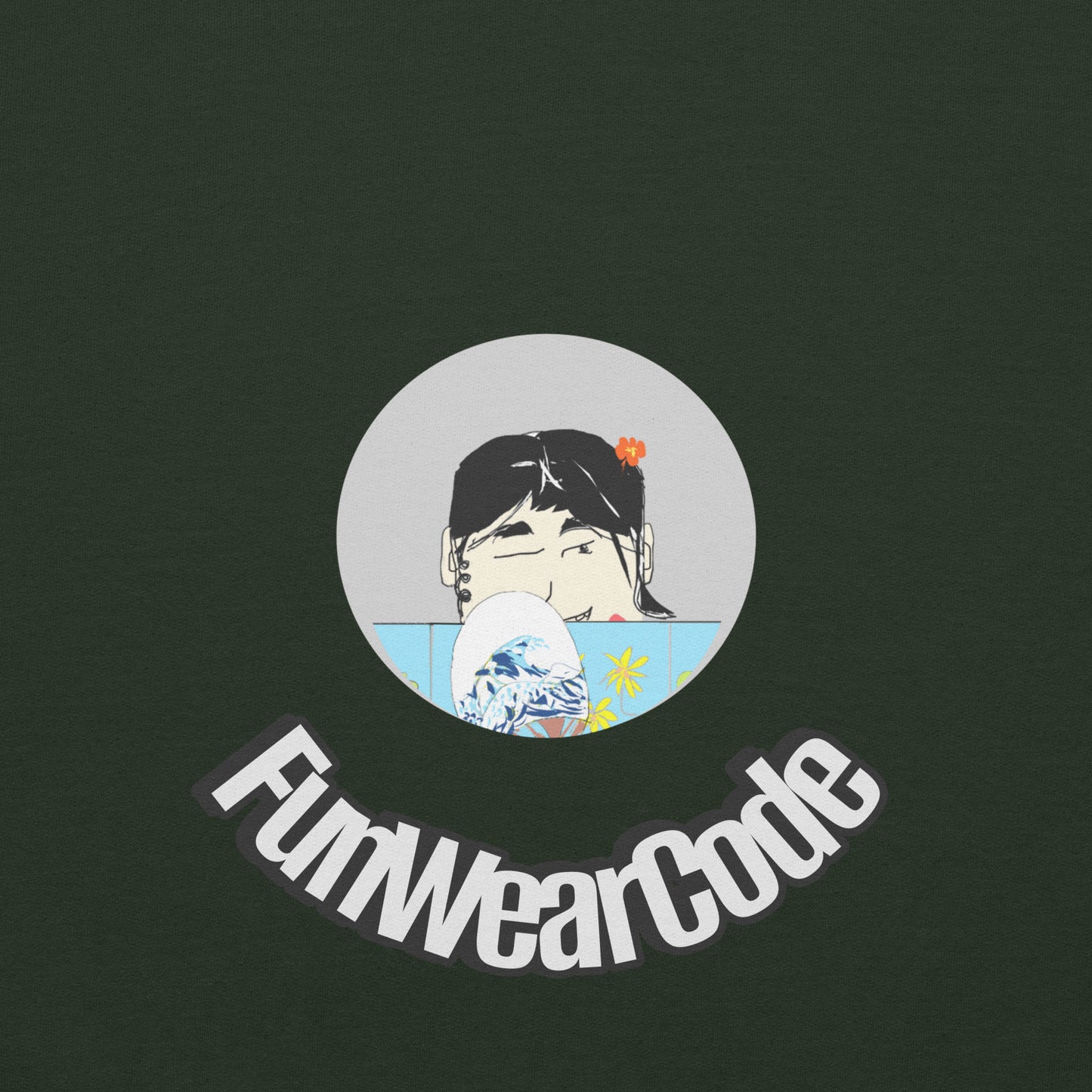 ユニセックス 浴衣グラフィックパーカー – 楽しい日本の象徴的なデザイン | FunWearCode