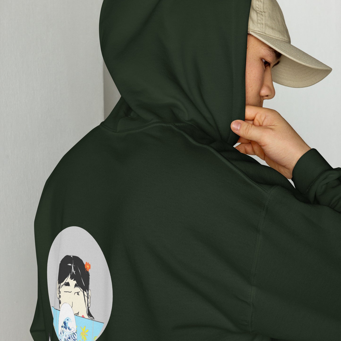 ユニセックス 浴衣グラフィックパーカー – 楽しい日本の象徴的なデザイン | FunWearCode