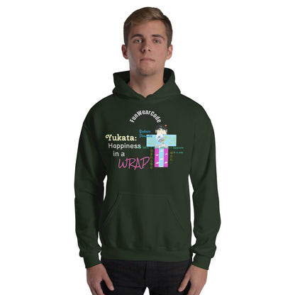 ユニセックス 浴衣グラフィックパーカー – 楽しい日本の象徴的なデザイン | FunWearCode