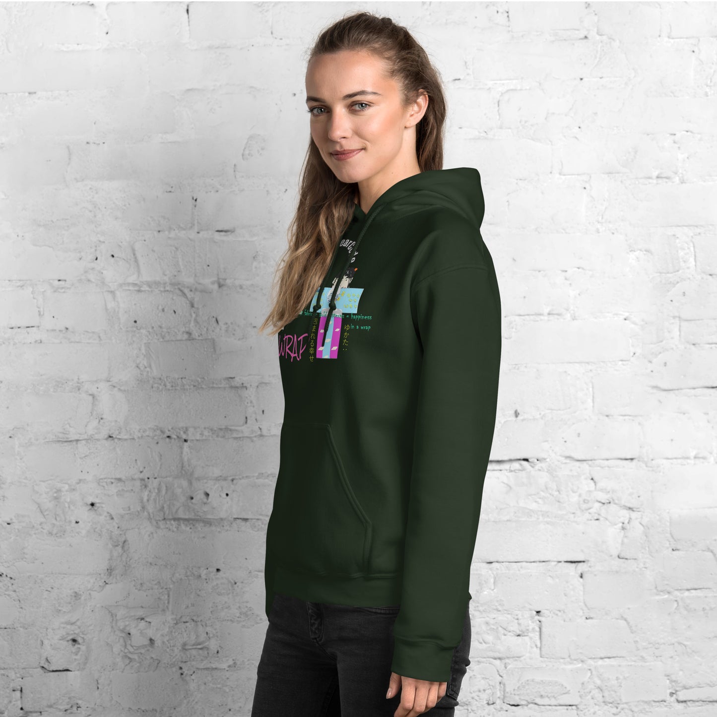 ユニセックス 浴衣グラフィックパーカー – 楽しい日本の象徴的なデザイン | FunWearCode