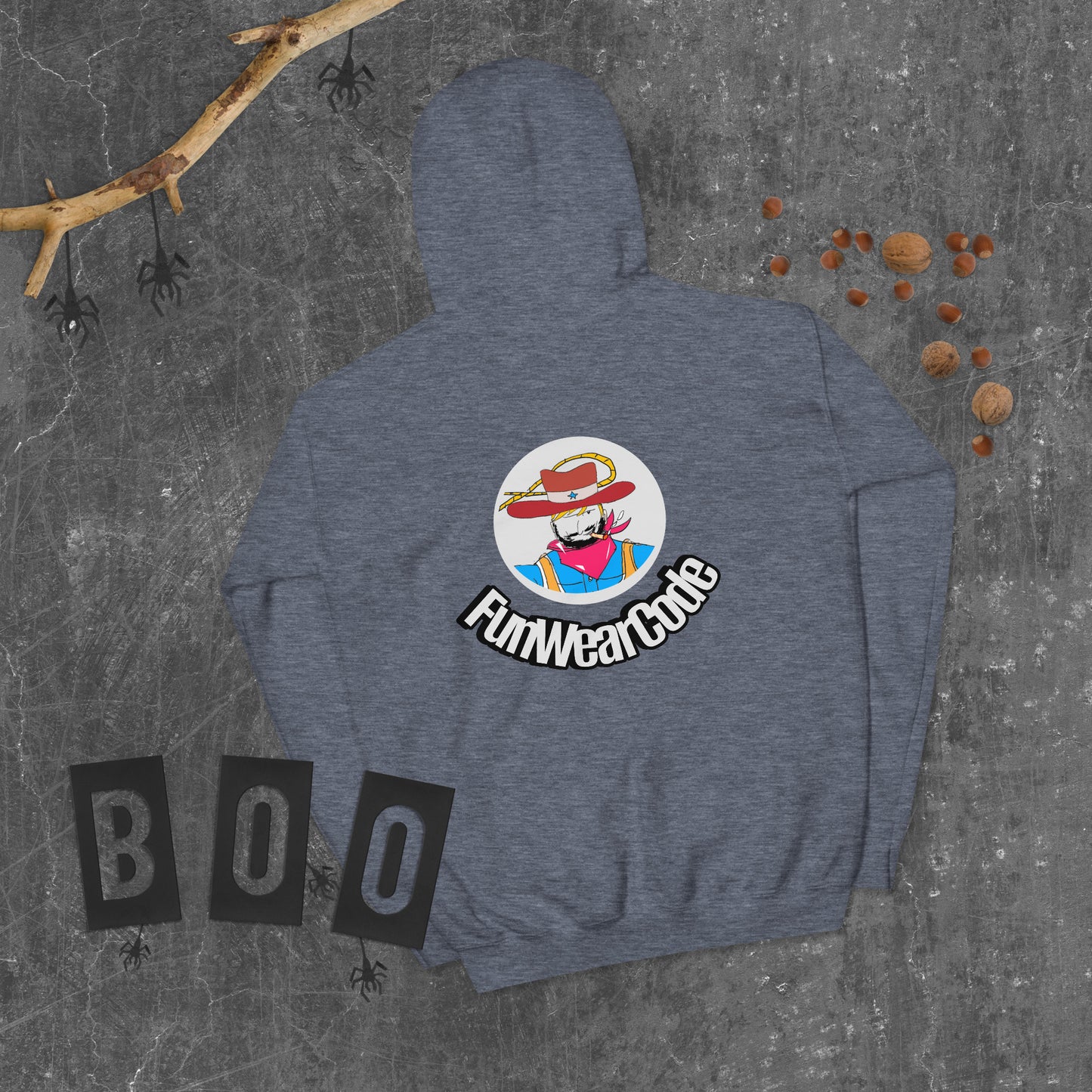 ユニセックス カウボーイ グラフィック パーカー – ヴィンテージ ウエスタン スタイル デザイン | FunWearCode