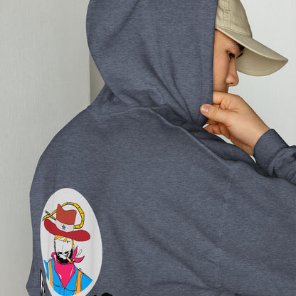 ユニセックス カウボーイ グラフィック パーカー – ヴィンテージ ウエスタン スタイル デザイン | FunWearCode