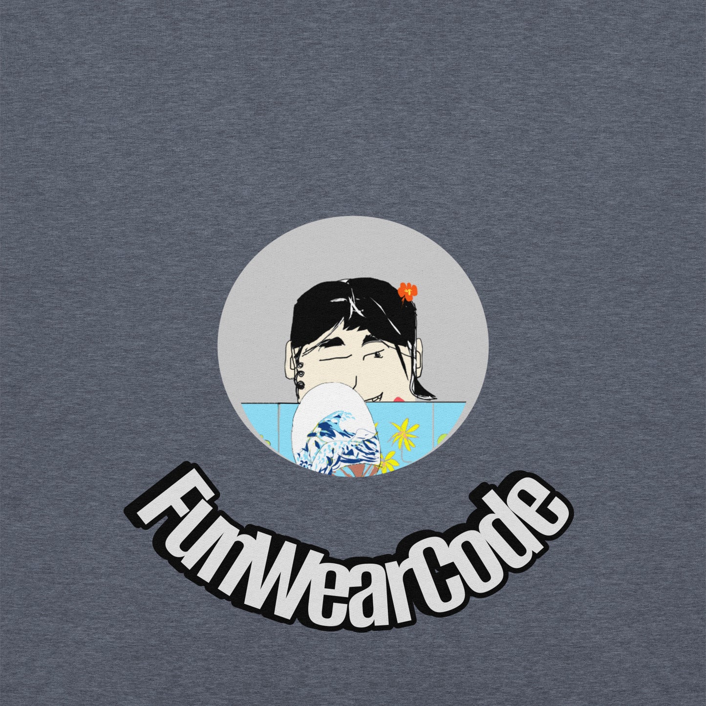 ユニセックス 浴衣グラフィックパーカー – 楽しい日本の象徴的なデザイン | FunWearCode