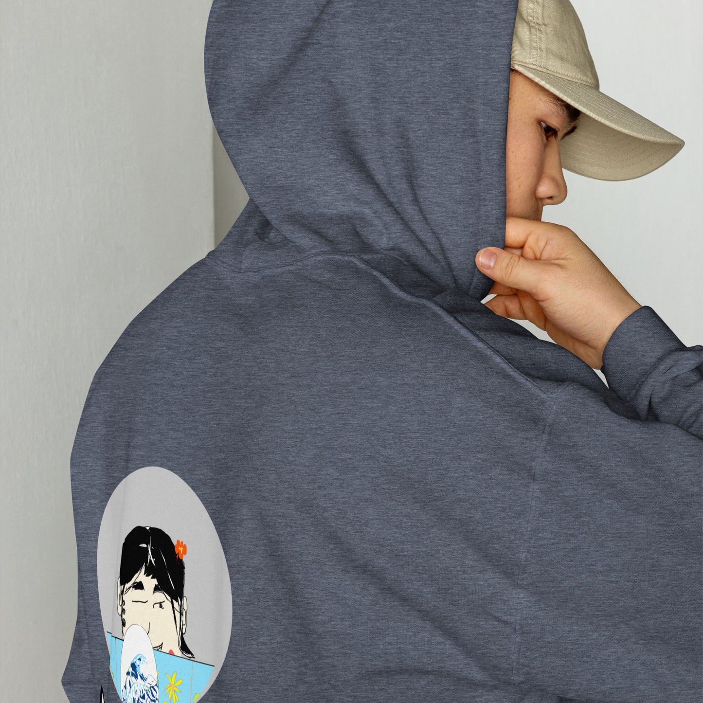 ユニセックス 浴衣グラフィックパーカー – 楽しい日本の象徴的なデザイン | FunWearCode