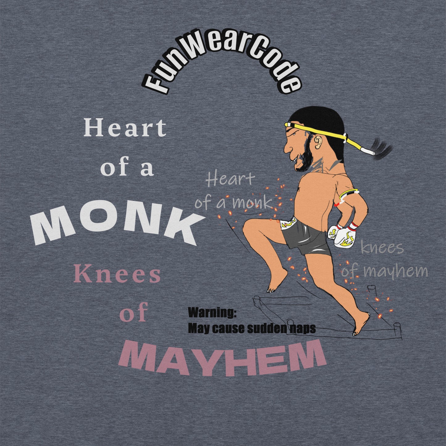 プレミアムプルオーバーパーカー - 大胆で遊び心のあるタイの象徴的なデザイン | FunWearCode