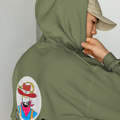 ユニセックス カウボーイ グラフィック パーカー – ヴィンテージ ウエスタン スタイル デザイン | FunWearCode