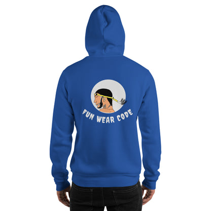 プレミアムプルオーバーパーカー - 大胆で遊び心のあるタイの象徴的なデザイン | FunWearCode