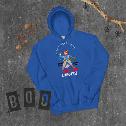 ユニセックス カウボーイ グラフィック パーカー – ヴィンテージ ウエスタン スタイル デザイン | FunWearCode