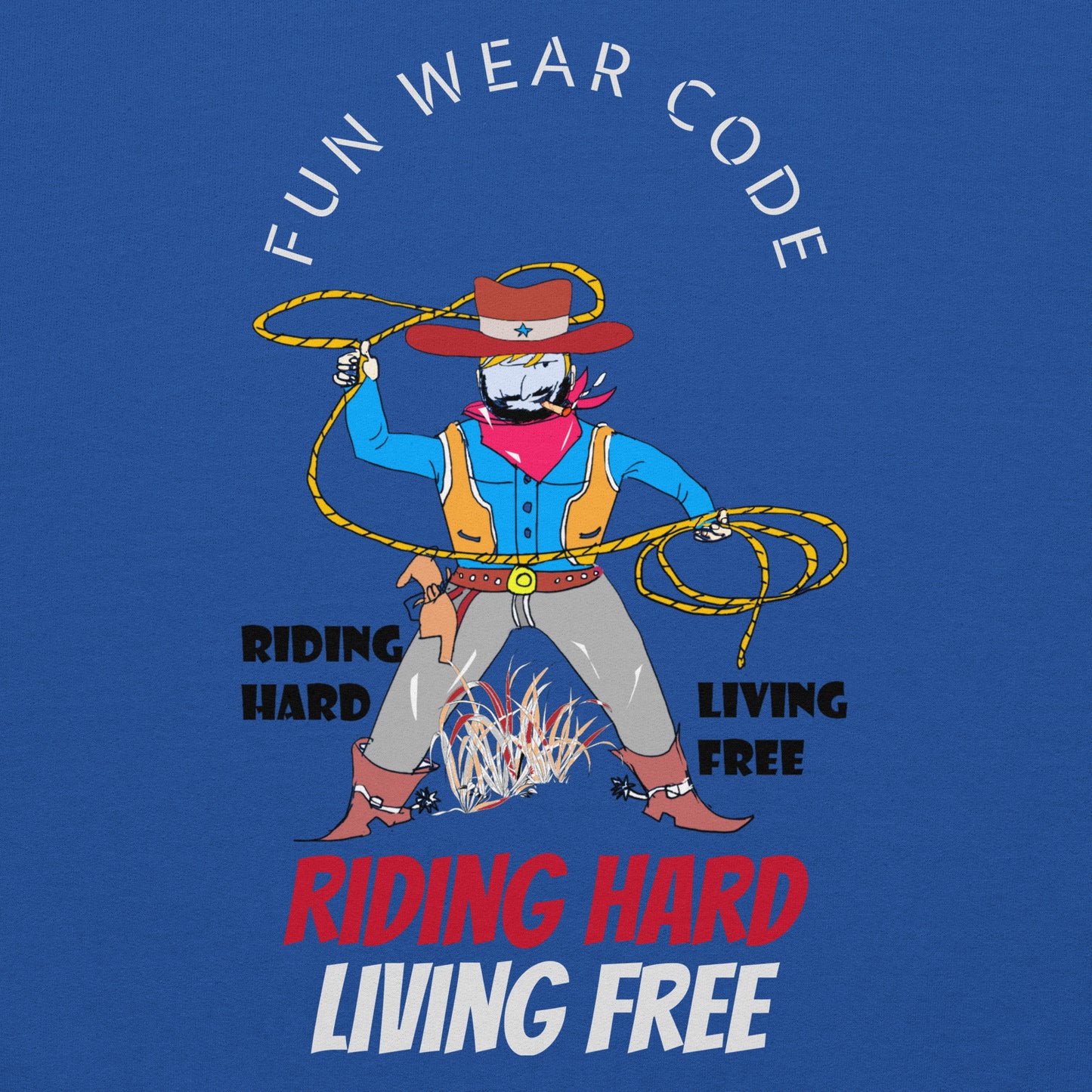 ユニセックス カウボーイ グラフィック パーカー – ヴィンテージ ウエスタン スタイル デザイン | FunWearCode