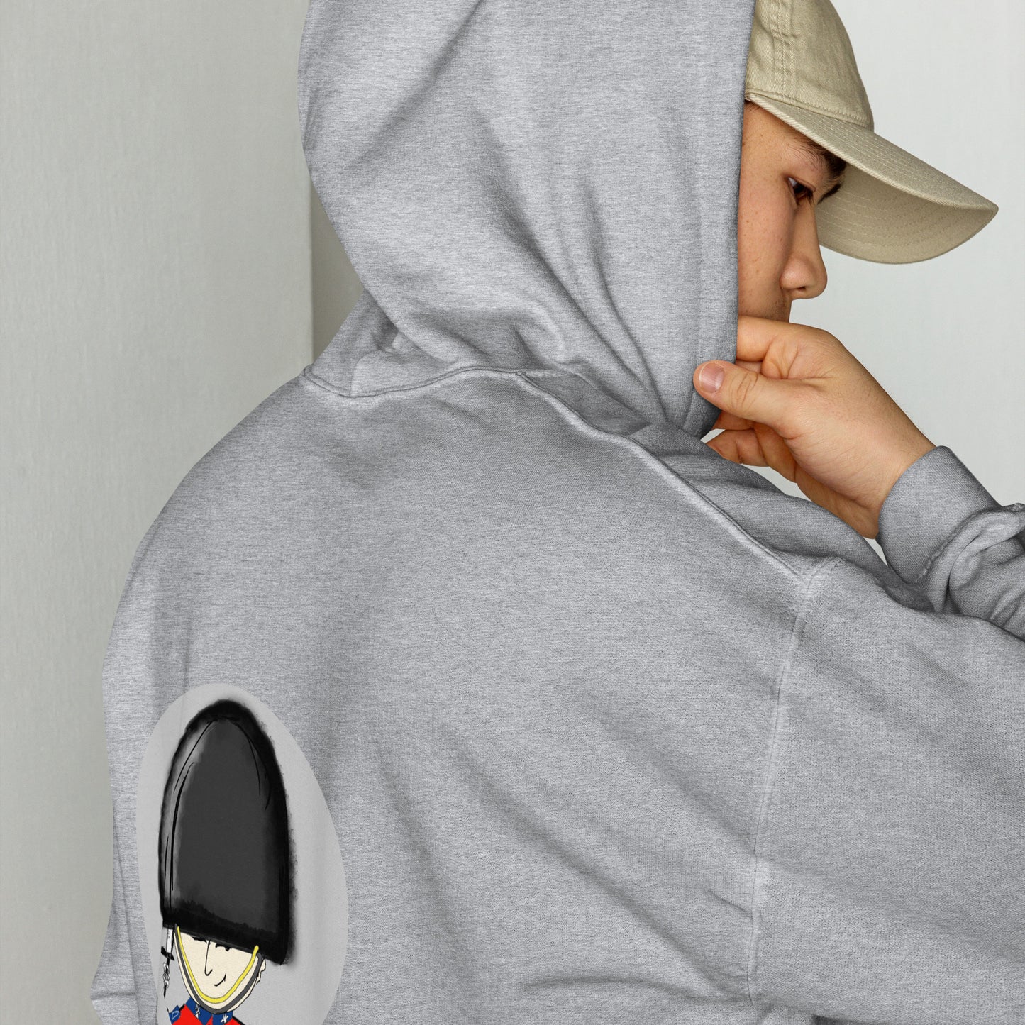 ユニセックス コージー パーカー – 楽しいロイヤルガードマングラフィックデザイン | FunWearCode