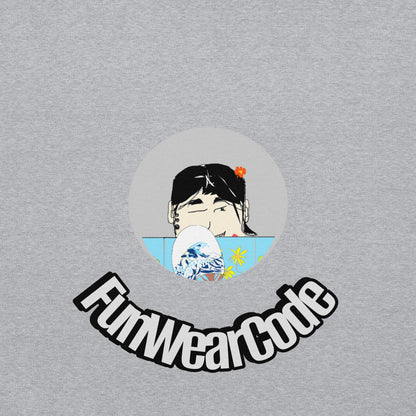 ユニセックス 浴衣グラフィックパーカー – 楽しい日本の象徴的なデザイン | FunWearCode