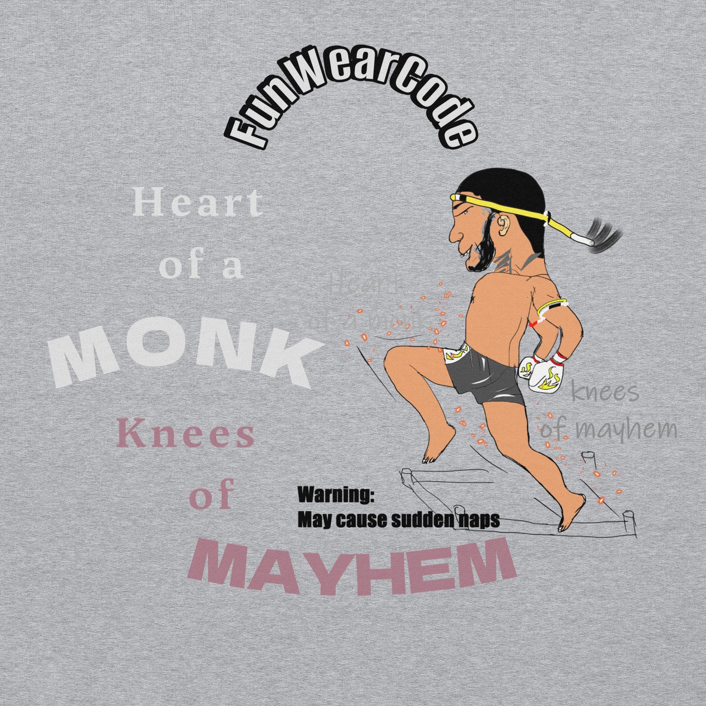 プレミアムプルオーバーパーカー - 大胆で遊び心のあるタイの象徴的なデザイン | FunWearCode