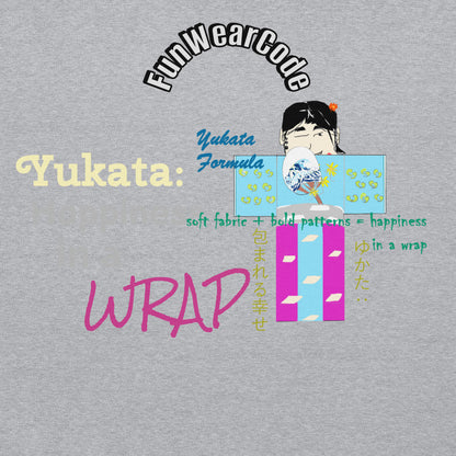 ユニセックス 浴衣グラフィックパーカー – 楽しい日本の象徴的なデザイン | FunWearCode