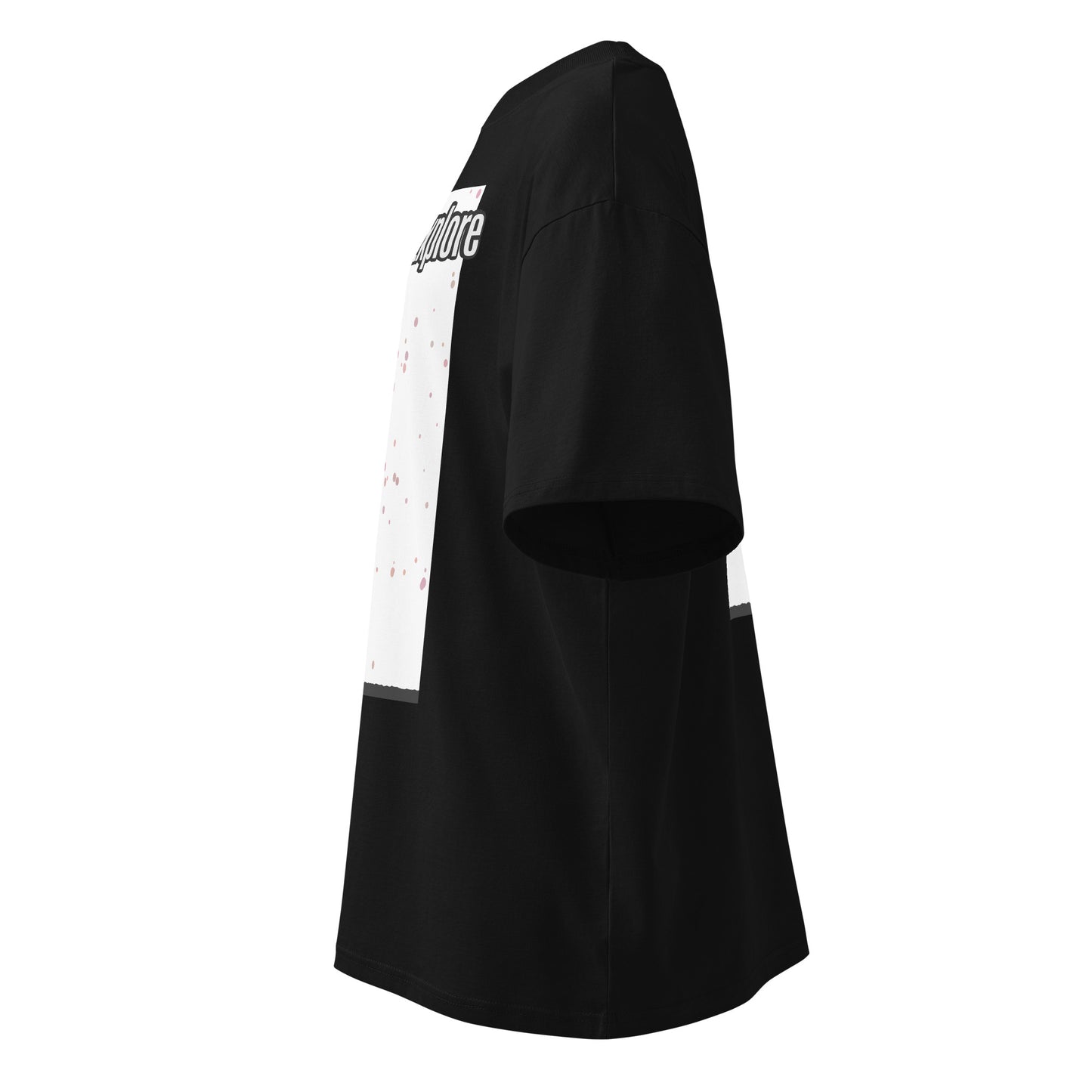 ユニセックス オーガニックオーバーサイズ ハイネックTシャツ — Human & Space 'Explore' コレクション